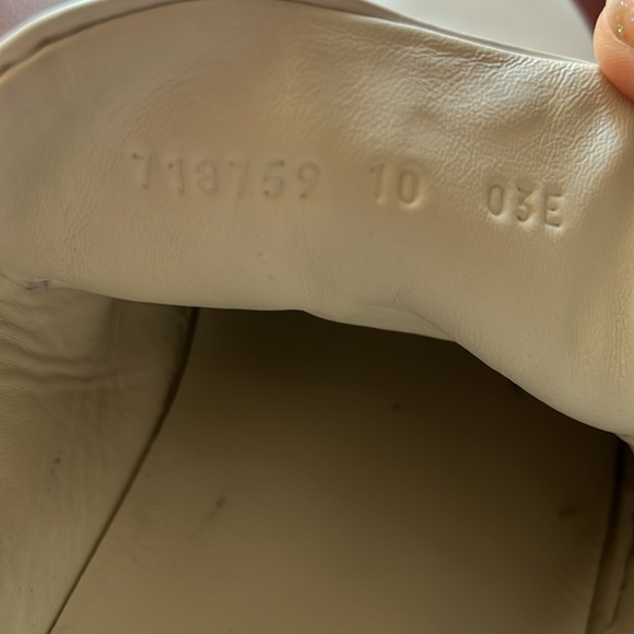 Gucci Ace Perforated Interlocking G White Mens Sneakers - Picture 8 of 12